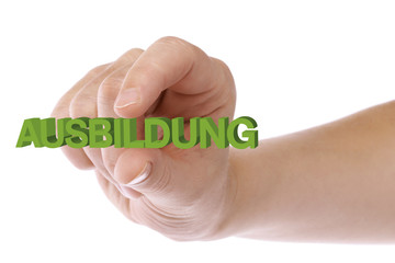 Hand und Ausbildung