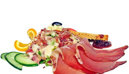 assiette de jambon