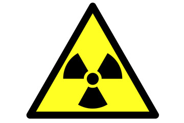 Schild Radioaktiv