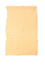 carton paper isolated on white background