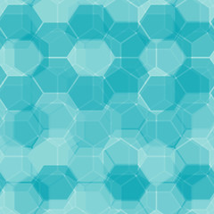Obraz na płótnie Canvas Hexagon tiles. Seamless vector pattern