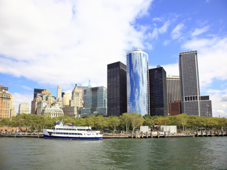 Fototapeta premium Skylines Dolnego Manhattanu