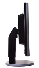 Sideview of display