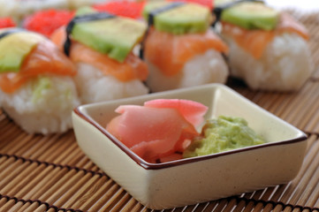 traditional Japanese sushi