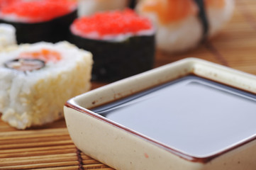 traditional Japanese sushi