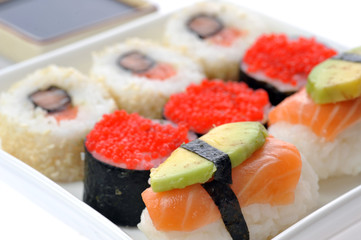 traditional Japanese sushi
