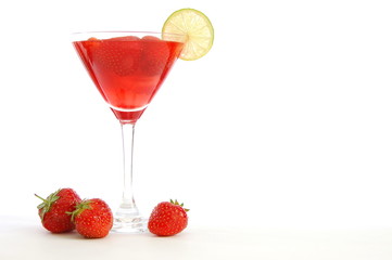 strawberry juice or cocktail