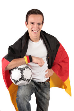 Deutscher Fußballfan