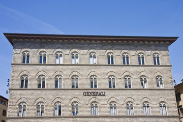 Fototapeta na wymiar Palazzo delle Assicurazioni Generali