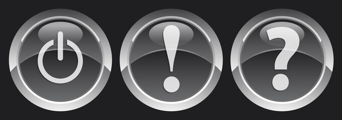 black buttons set 1