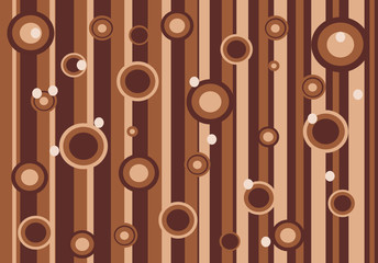 brown background with circles