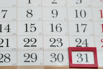 Obraz premium End of the month