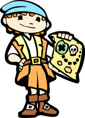 Boy in Pirate Costume #2