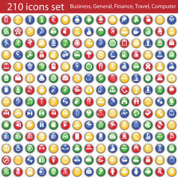 210 icons