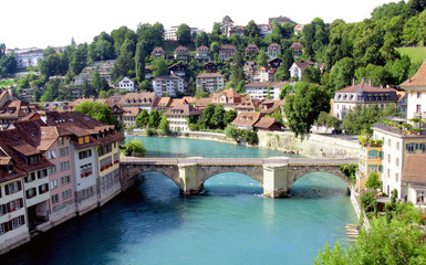 Fototapeta na wymiar Bern (Unesco Heritage) , the capital of Switzerland..