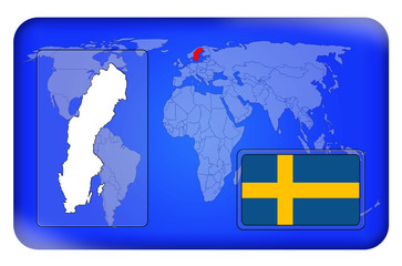 3D-Button - Schweden