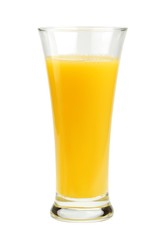 orange juice in glass
