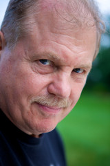 Portrait of a senior looking at camera