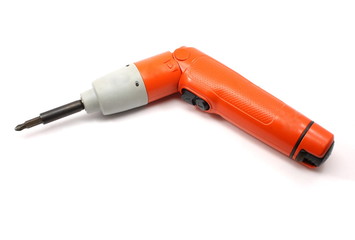 Orange Cordless Screw Driver