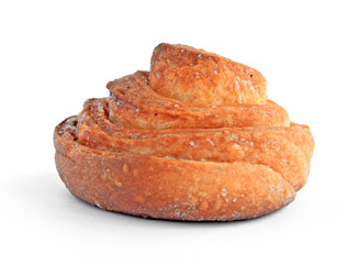 bun on white background