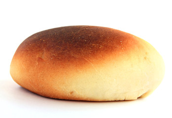 bun on white background