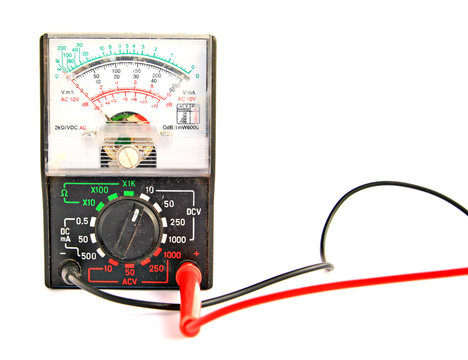 Ohm meter isolated Stock Photo by ©PetroP 12106910