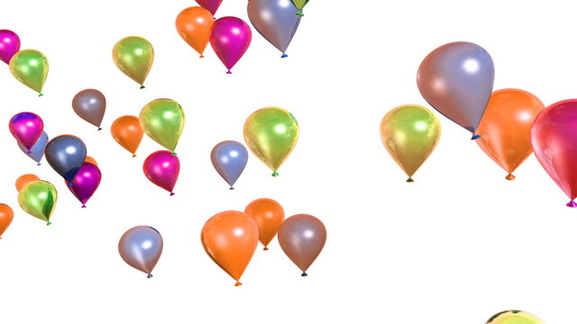 Colorful balloons,Alpha included