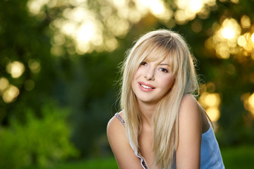 Naklejka premium Blonde