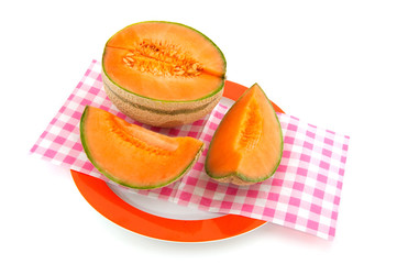 Fototapeta na wymiar Cantaloupe melon