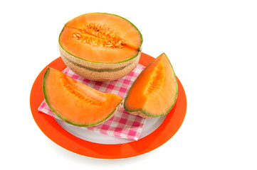 Naklejka na ściany i meble Cantaloupe melon