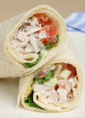 Chicken Salad Wrap Sandwich