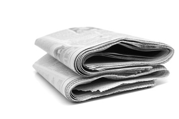 Newspaper Rolled Up