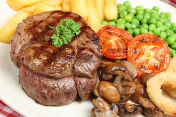Fillet Steak and Chips