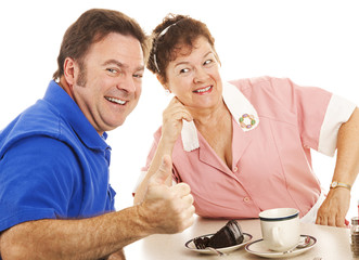 Hitting on the Waitress