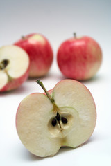 slice of juicy apple