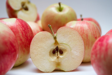 slice of juicy apple
