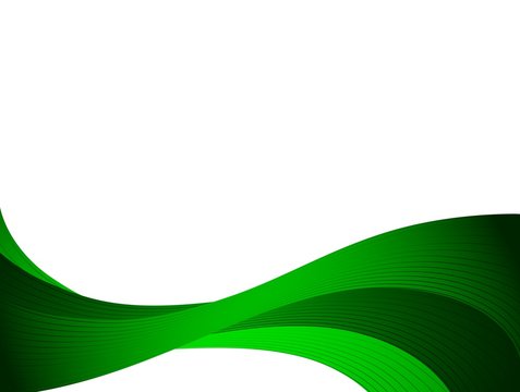 abstrakter Hintergrund mit grünen Wellen