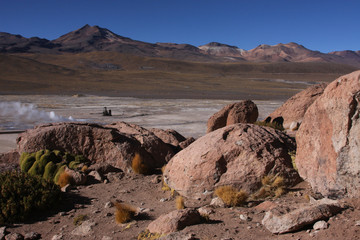 Paysage et rocher à 'El Tatio