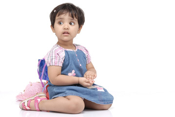 2-3 years old baby girl
