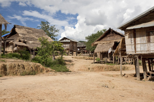Akha Dorf Muang Sing, Laos