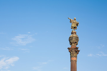Christopher Columbus in Barcelona