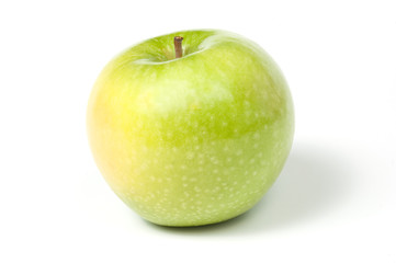 Green apple, isolated on white