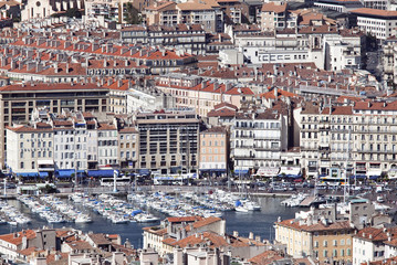 Vue générale de Marseille