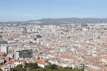 Fototapeta na wymiar Vue générale de Marseille