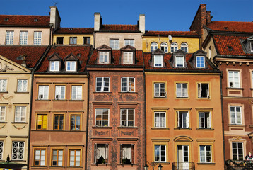Fototapeta na wymiar Warsaw's Old Town.