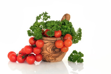 Tomatoes and Parsley Herb