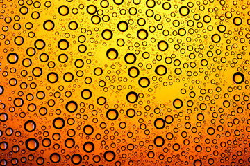 Background of water drops