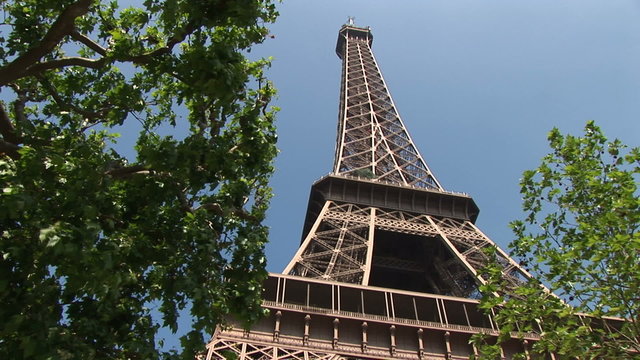 Eiffelturm aus der Froschperspektive