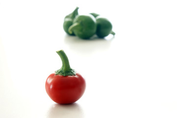 organic cherry paprika is a very hot spice