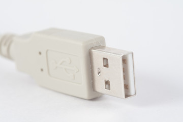 Usb cable close up